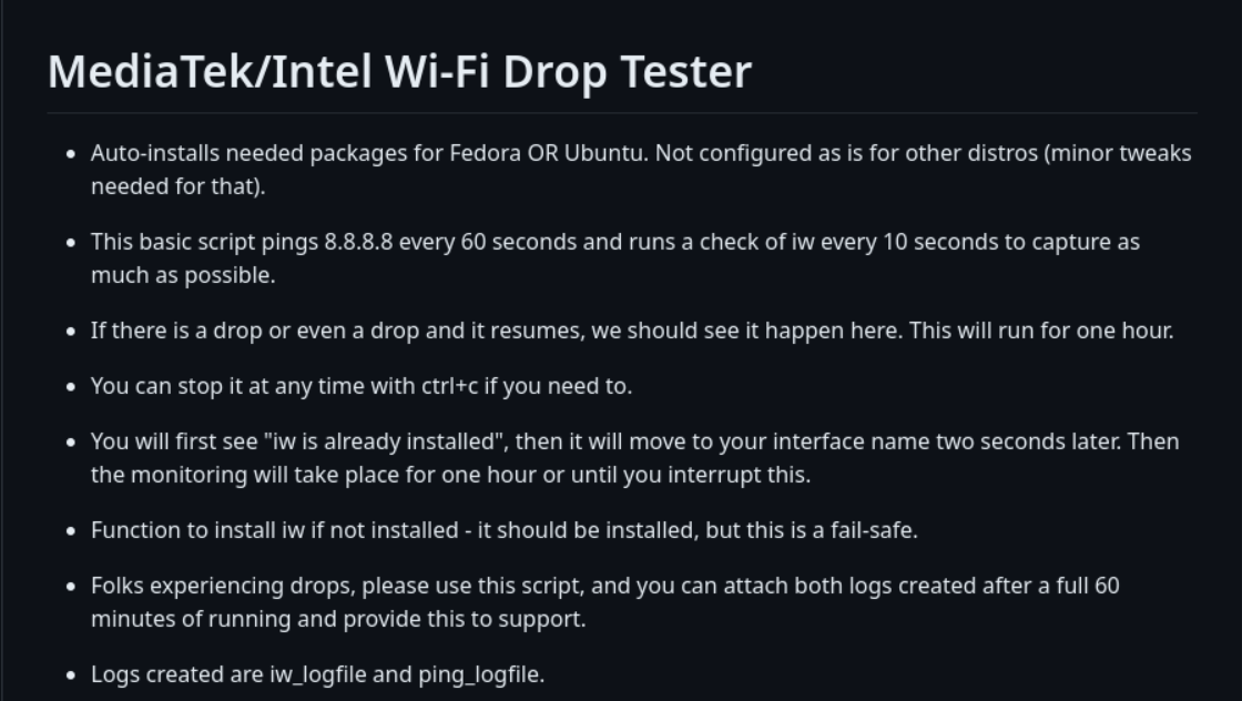 Wi-Fi Drop Tester